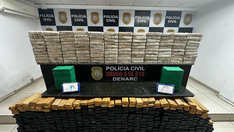Polícia Civil realiza a maior apreensão de crack da história da instituição em Viamão