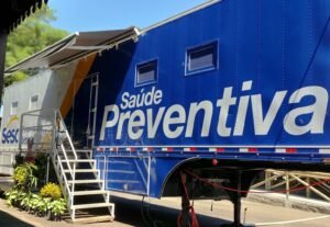 Unidade Sesc de Saúde Preventiva atende gratuitamente a população de Viamão até esta quinta-feira